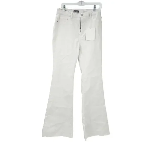 DL1961 Rachel Flare Ultra High Rise Instasculpt Jeans White Size 30 NWT